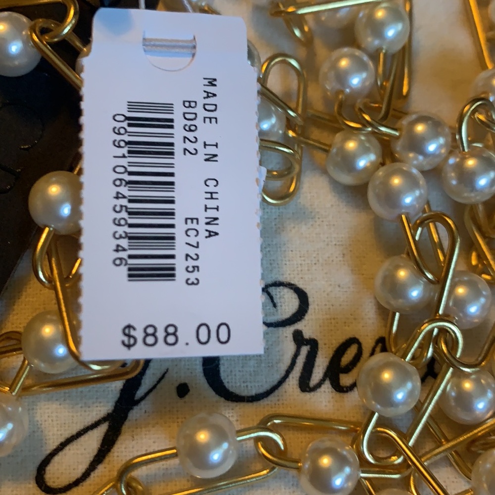 J. Crew Pearl chain long necklace - Picture 2 of 7